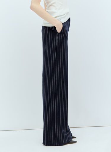 Max Mara Pinstripe Palazzo Pants Navy max0255029