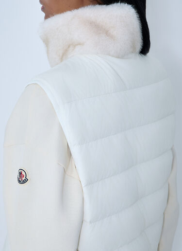 Pervenche 3-In-1 Short Down Jacket Moncler Pervenche 3-In-1 Short Down Jacket White mon0263005