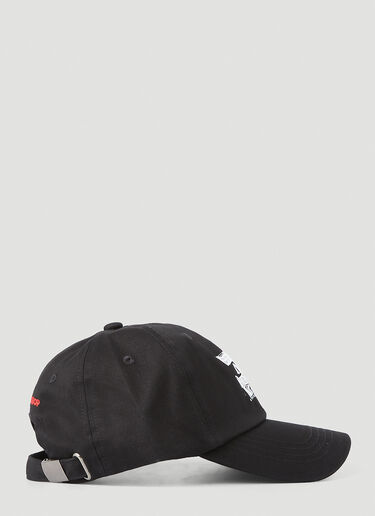 032C Glitch Barcode Baseball Cap Black cee0148013