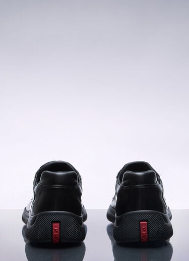 Prada America's Cup Leather Sneakers Black pra0158019