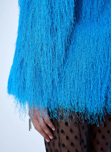 Dries Van Noten Fringed Jacket Light Blue dvn0264001