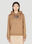 Burberry Logo Patch Hooded Sweatshirt Black bur0253018