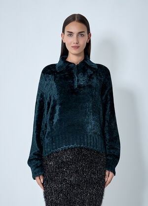 Lacoste Velour Polo Sweater Navy lac0262004