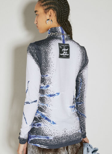 Whisker Print Long Sleeve Top Y/Project Whisker Print Long Sleeve Top Black ypr0254022