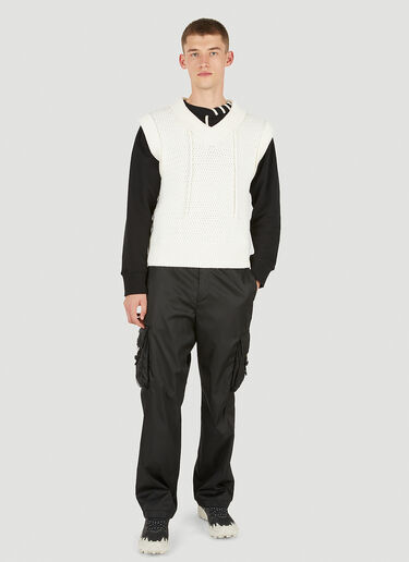 Craig Green Knot Sleeveless Sweater White cgr0150012