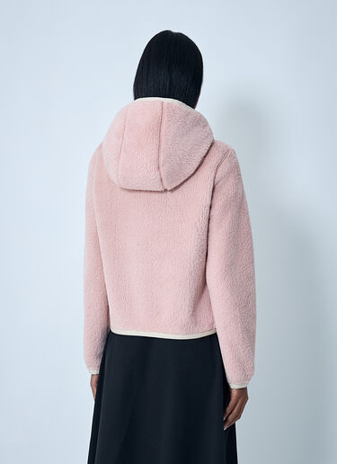 Hooded Logo Motif Jacket Moncler Grenoble Hooded Logo Motif Jacket Pink mog0262011