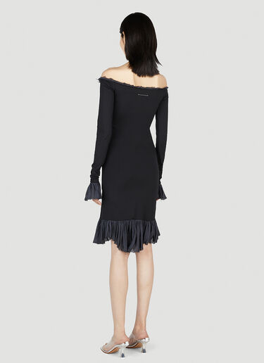 MM6 Maison Margiela 露肩连衣裙 黑 mmm0252013