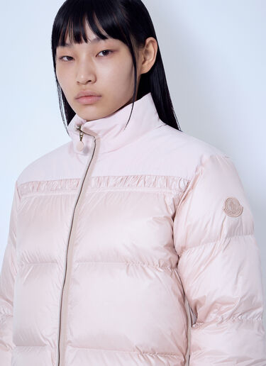 LN-CC® - Moncler: Meditation Short Down Jacket - Pink Moncler Meditation Short Down Jacket Pink mon0266021