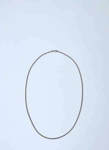 Tom Wood Curb Chain M Silver tmw0359006