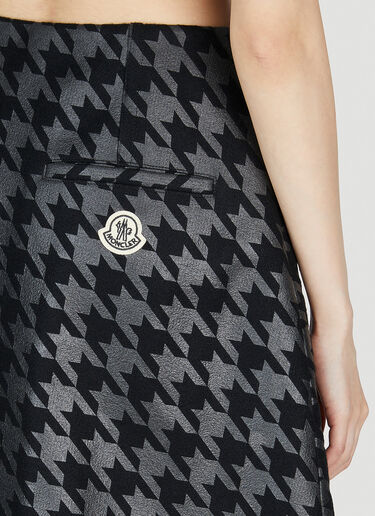 Houndstooth Mini Skirt 7 Moncler Fragment Houndstooth Mini Skirt Black mfr0254004