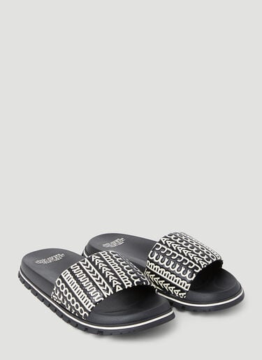 Monogram Slides Marc Jacobs Monogram Slides Black mcj0251020