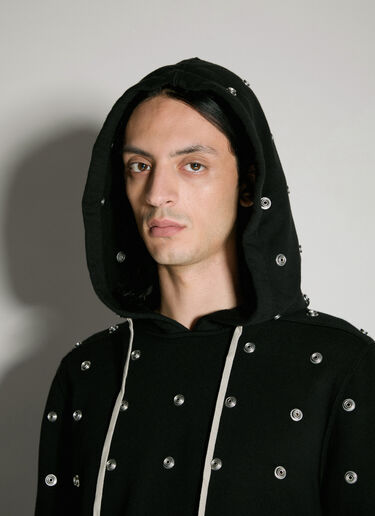 Rick Owens DRKSHDW Granbury Hooded Sweatshirt Black drk0156003