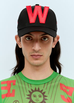 Walter Van Beirendonck W Baseball Cap Black wlt0156022