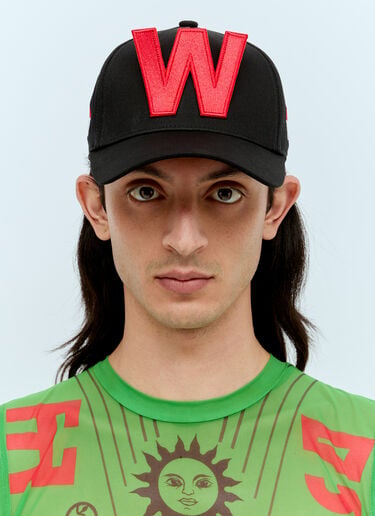 W Baseball Cap Walter Van Beirendonck W Baseball Cap Black wlt0156022