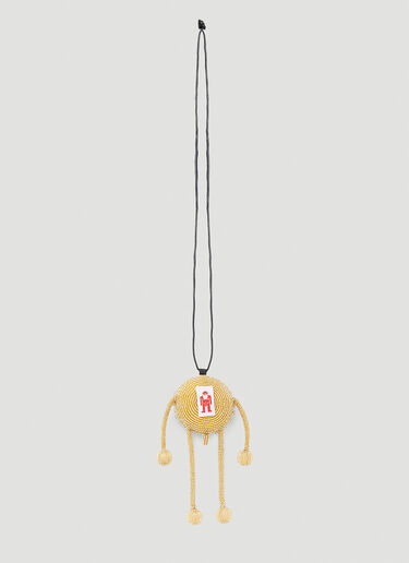 Walter Van Beirendonck Sun Man Doll 项链 金色 wlt0152040