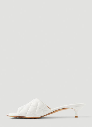 Bottega Veneta 白软垫小猫跟穆勒鞋 白色 bov0251083