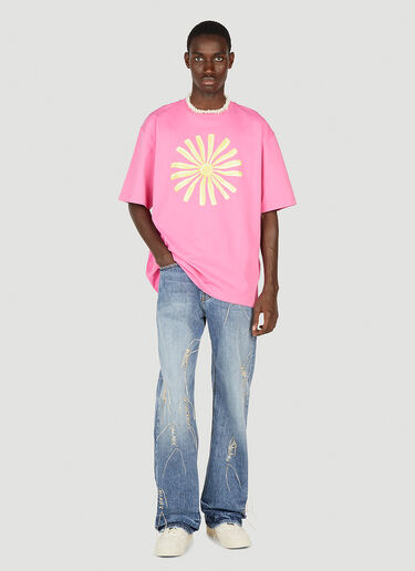 Jacquemus Le Soleil T-Shirt Pink jac0151014
