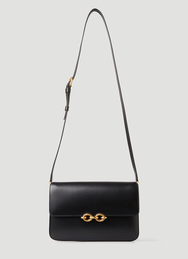 Saint Laurent Le Maillon Shoulder Bag Black sla0246028