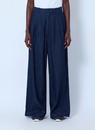 LN-CC® - Levi's: Denim Pleat Trousers - Blue Levi's Denim Pleat Trousers Blue lvs0266004