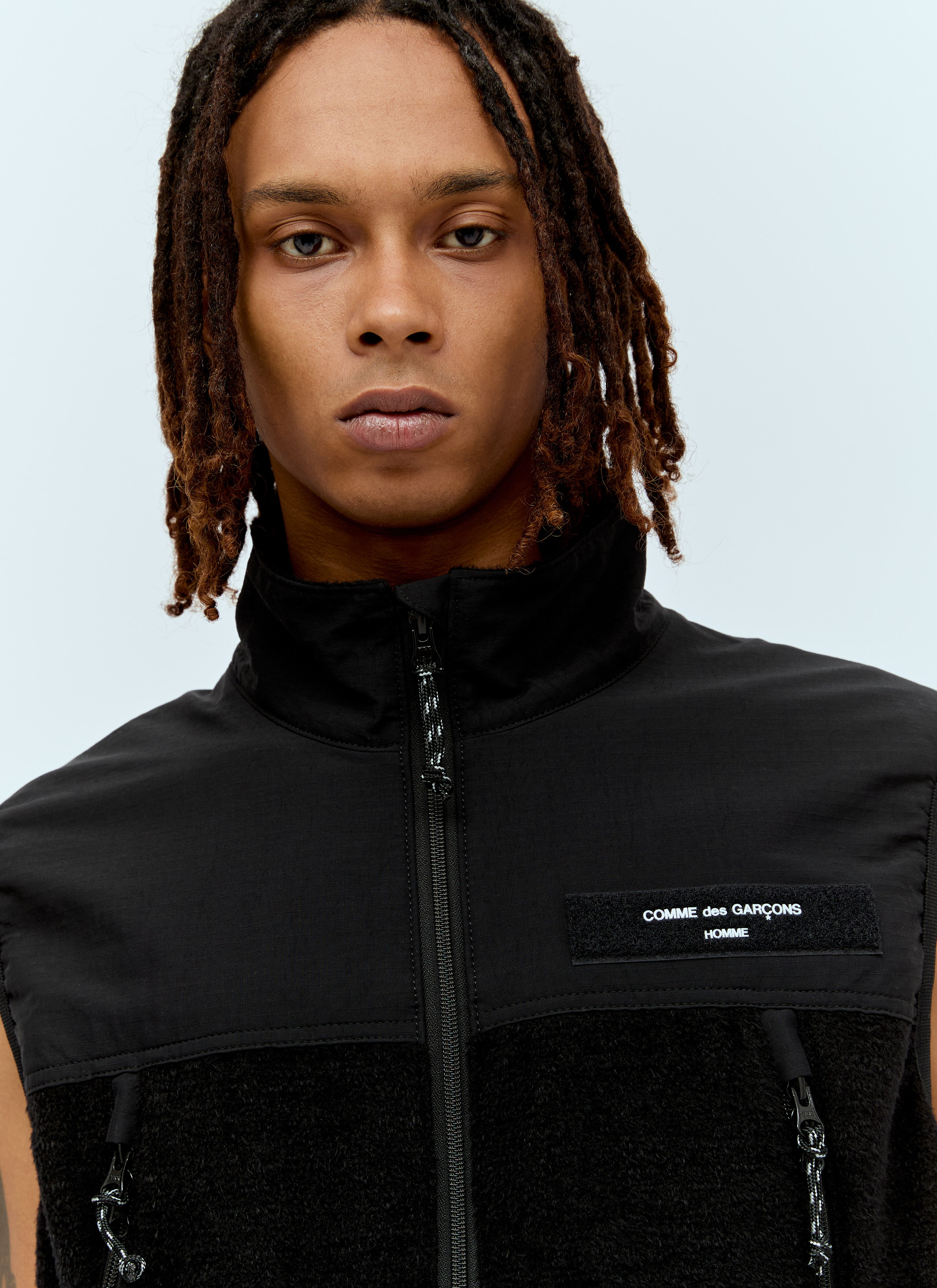 Comme des Garçons Homme Men's' Fleece Vest in Black | LN-CC®