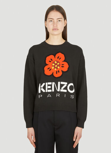 Kenzo Poppy Comfort Sweater Black knz0252025