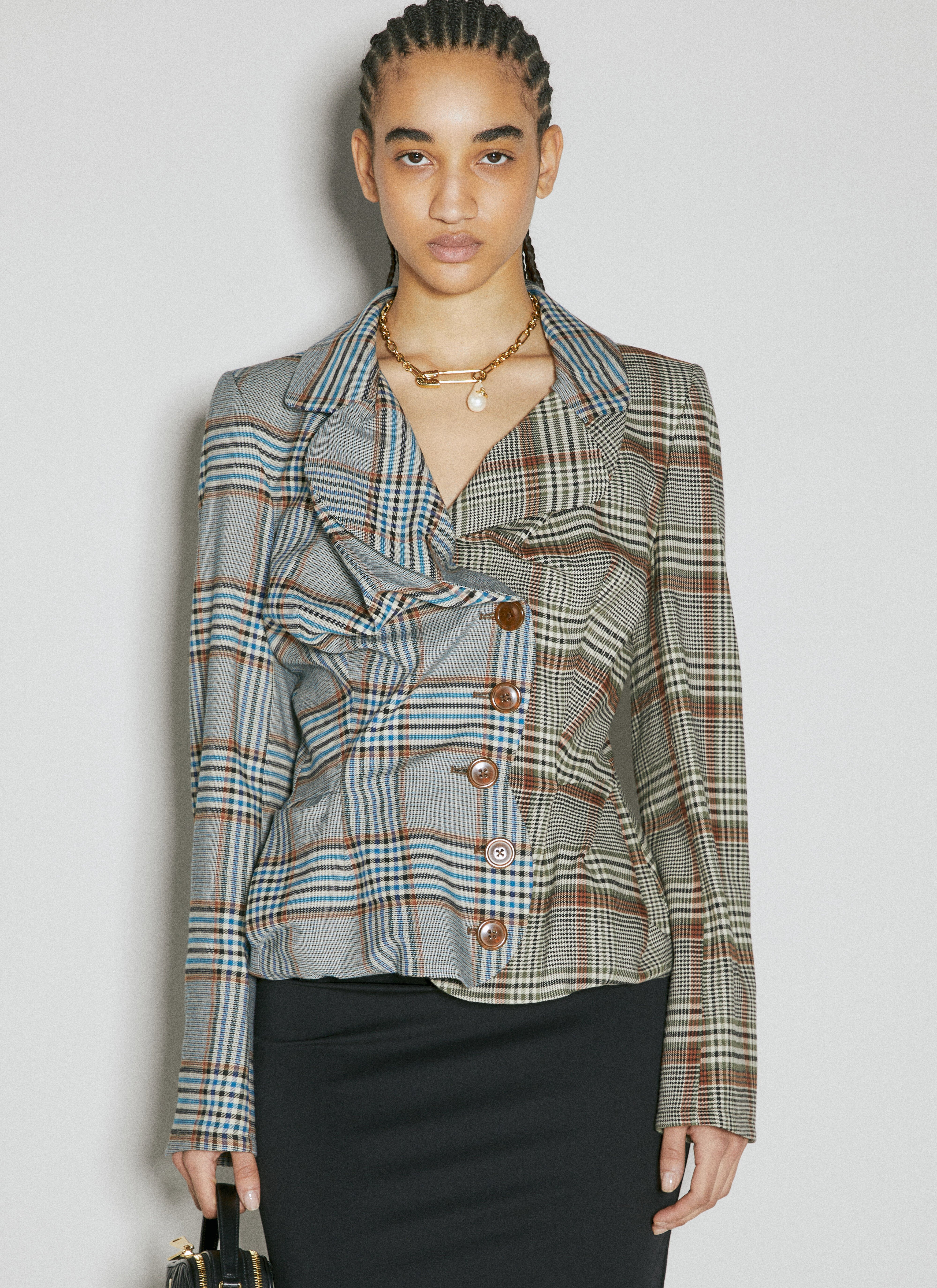【在庫あり】 Vivienne Grey in Blazer Tailored Drunken Women's' Westwood ジャケット・アウター