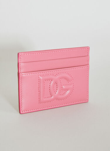 Dolce & Gabbana DG 로고 카드홀더 핑크 dol0255033