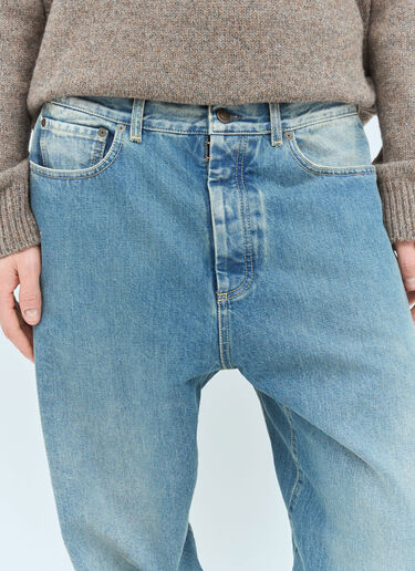 Maison Margiela Diagonal Seam Jeans Blue mla0158007