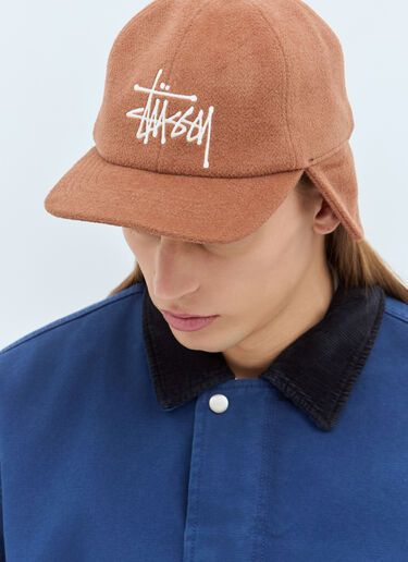 Stüssy Ear Flap Wool Crown Cap Brown sts0159017