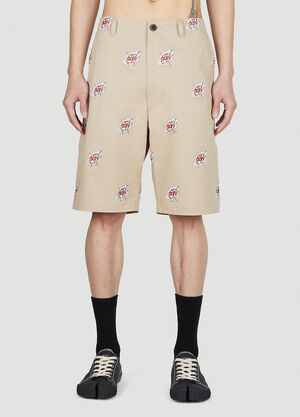 Junya Watanabe Roy Lichtenstein Shorts Black jwn0156010