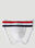 Dolce & Gabbana Striped Jock Strap Black dol0152002