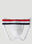 Dolce & Gabbana Striped Jock Strap 블랙 dol0152002