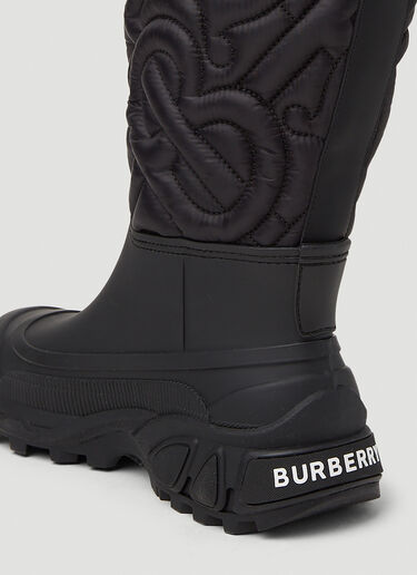 Burberry TB Padded Monogram Boots Black bur0250004