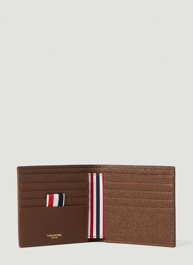 Thom Browne 三道条纹双折钱包 棕色 thb0151020