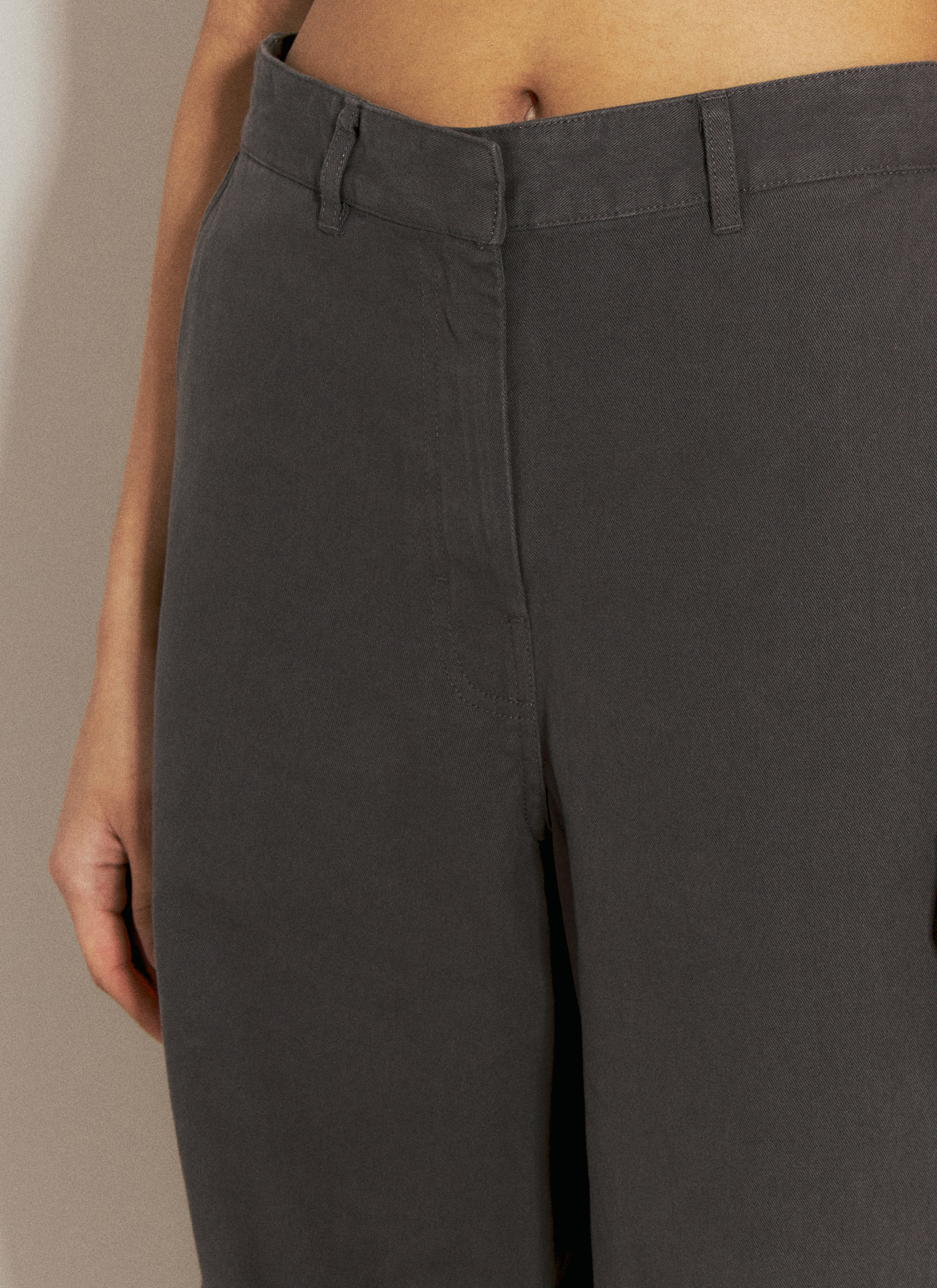 Entire Studios Women's' High-Rise PM Pant in Charcoal | LN-CC®
