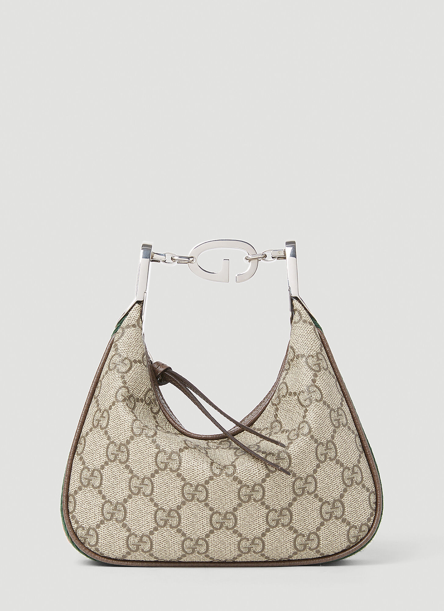 Shop Gucci Gg Attache Mini Bag In Brown