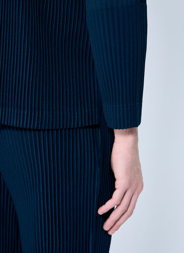 Homme Plissé Issey Miyake Pleated Shirt Blue hmp0159007
