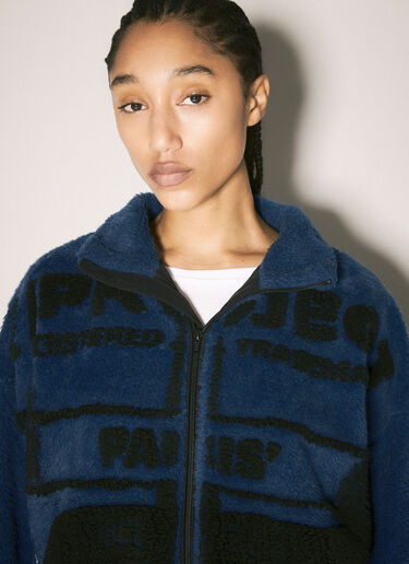Y/Project Paris' Best Jacquard Fleece Jacket Dark Blue ypr0358014