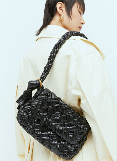 Bottega Veneta Kalimero Città Shoulder Bag Black bov0256010
