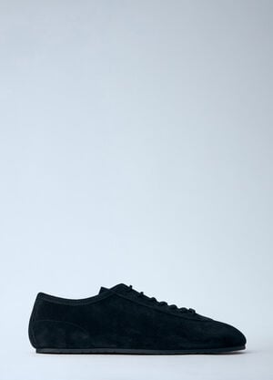 Dries Van Noten Suede Trimmed Sneakers Black dvn0163030