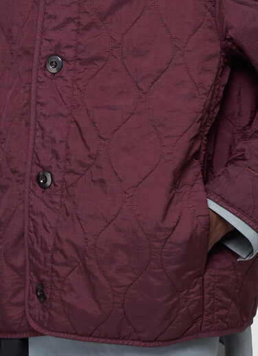 OAMC Combat Quilted Jacket Red oam0142006