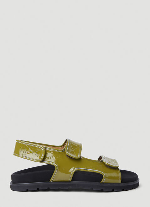 Reike Nen Piping Velcro Mould Sandals Black rkn0247007
