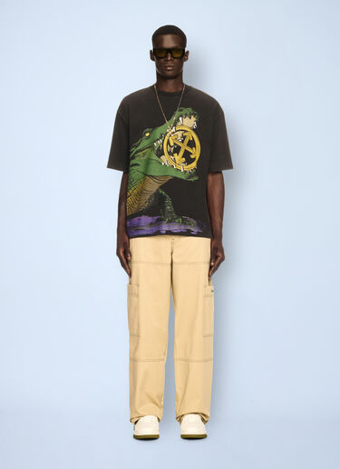 Off-White Stitch Cargo Pants Yellow ofw0160087