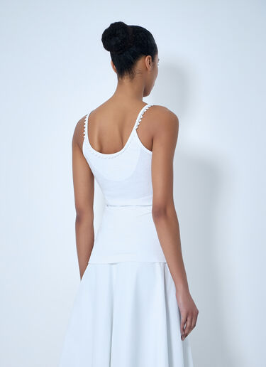 Ribbed Detail Camisole Jacquemus Ribbed Detail Camisole White jac0264021