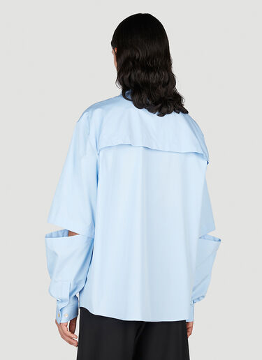 Gucci Convertible Sleeve Shirt Blue guc0153051