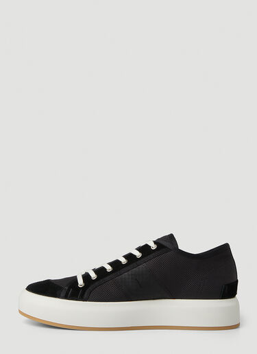 Stone Island Compass Patch Sneakers Black sto0148108