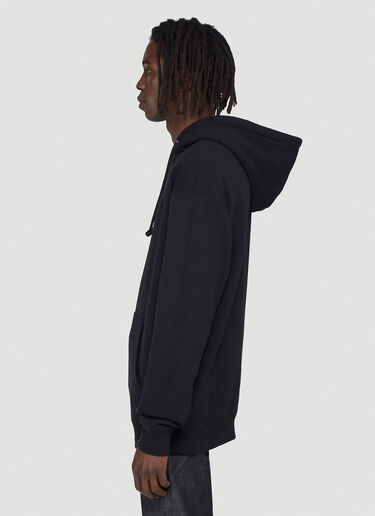 Saintwoods Logo Hooded Sweatshirt Black swo0342007