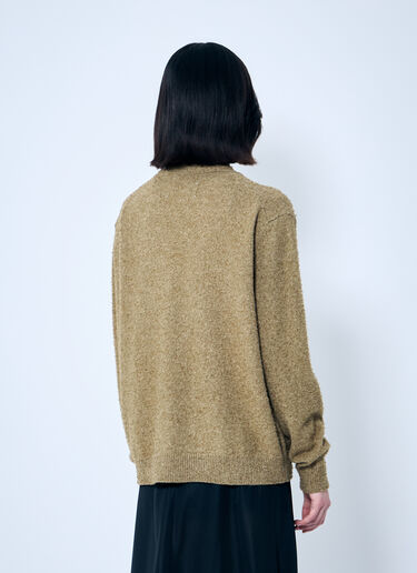 Maison Margiela Wool-Blend Cardigan Beige mla0259005