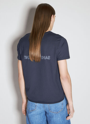 Saint Laurent Reverse T-Shirt Navy sla0156003