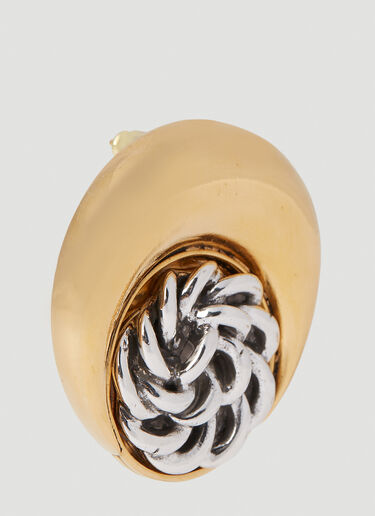 Marine Serre Moon Earrings Gold mrs0252040